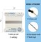 Griffin Nylon Bead Cord Perlseide – Size 1 (0.35mm) – 2 Meters per Card – Stainless Steel Needle Attached – for Knotting Pearls, Gemstones, Crystals and Beads